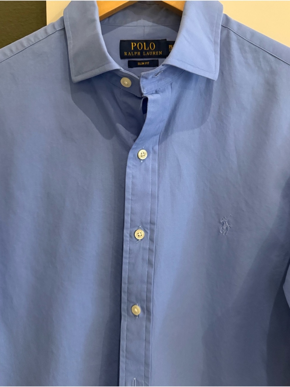 Ralph Lauren Light Blue Slim Dress Shirt